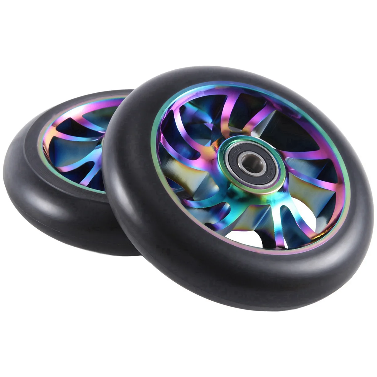 

2Pcs 110 mm Colorful Aluminium Stunt Scooter Wheels Aluminum Scooter Wheel Scooter Accessories