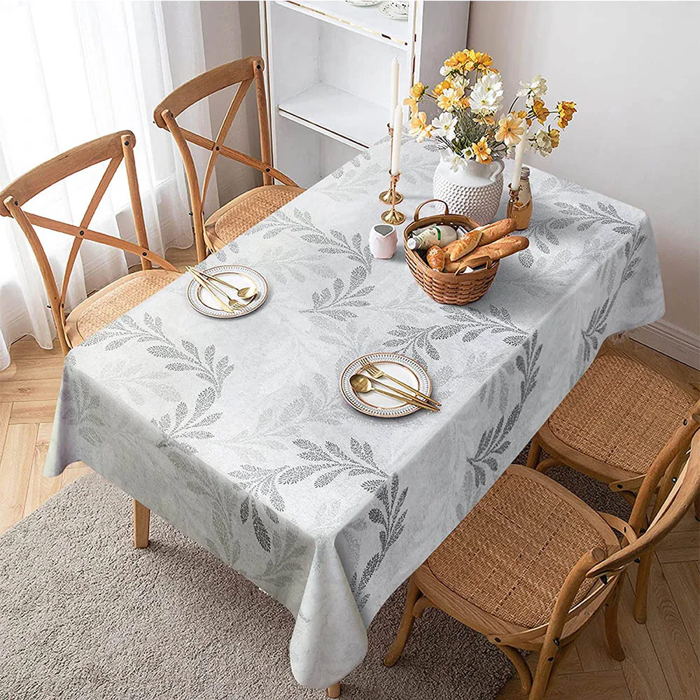 European-style Tablecloth Waterproof and Oil-proof Suitable for Summer Indoor and Outdoor Picnic Wedding Decoration Mantel Mesa