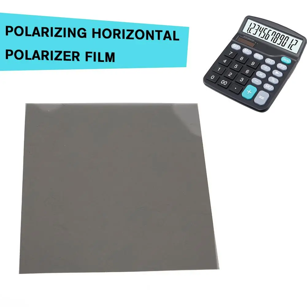 10 Inch（18CMx18CM）Polarizing Film Polarize Polarizer Film Universal 1pc Calculator Display Watch LCD Film Repair Tool Multi X2D1