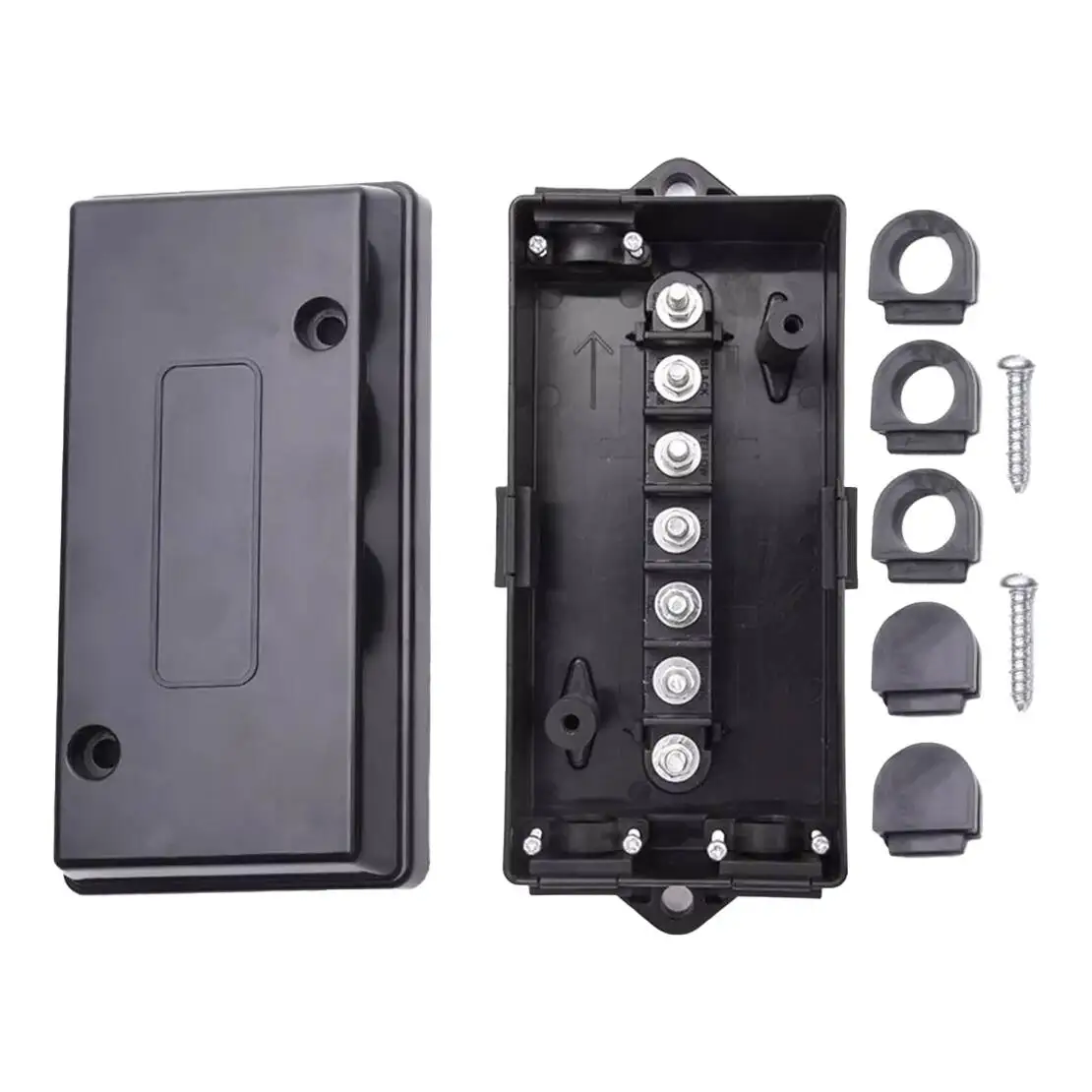 7 Way Electrical Wire Cable Connection Junction Box Fit For Car RV Trailer Camper
