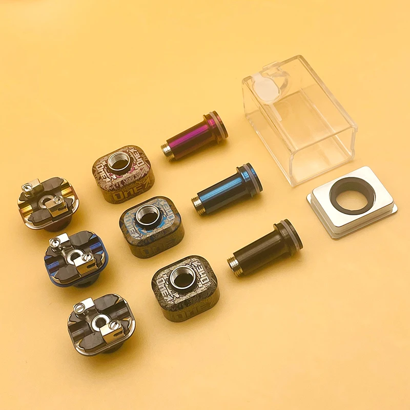 DSX ทนทาน One OneUP อัพเกรด RBA ชุดถัง 316ss สําหรับ DOTMod Dotaio V1 / V2 BB / Billet / Boro Mod Air Pins1/2/2.5/3.0/4.0 มม.