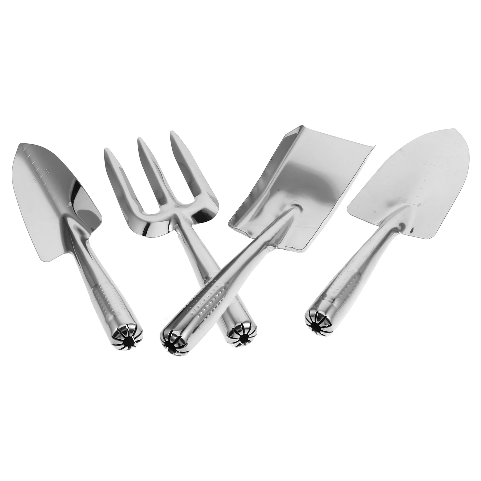 

4 Piece Garden Tool Set Stainless Steel Shovels Spades Trowel Rake Digging Planting Tools Gardening Supplies Outdoor Indoor