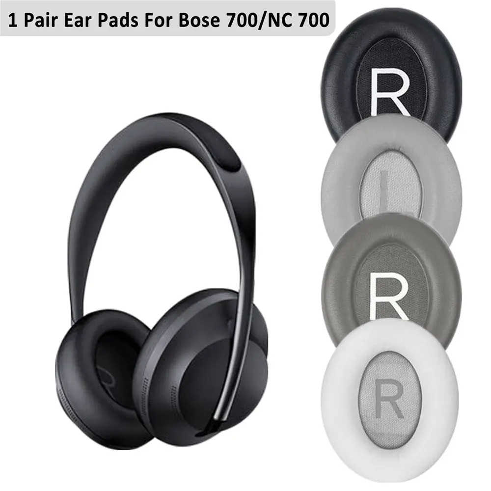 1 Pair Soft Cover Headphone Ear Pads Replacement Foam Leather Cushions For Bose 700/NC700 Headphone Accessories