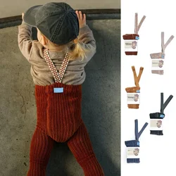 OUYANG&IVAN Children's Overalls 2024 New Winter Pants Boys and Girls Baby Overalls Children's Pants Leggings