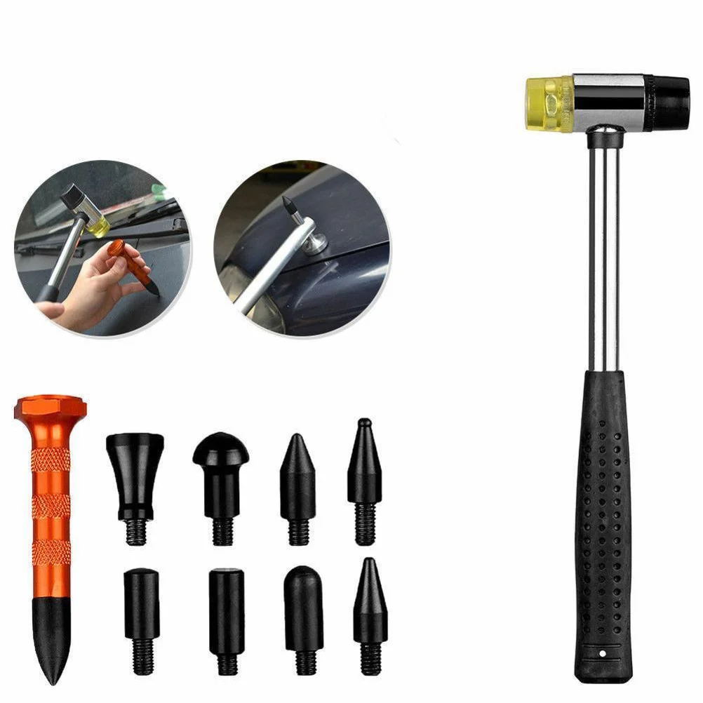 

1 Set Practical Auto Body DIY Dent Fix Tools Dent Durable Rubber Hammer Kit Car Dent Removal Tool Dent Repairs Tool