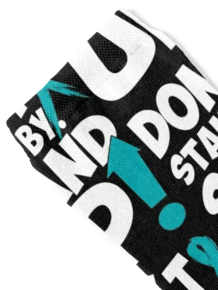 Don't Stand By - Stand Up! Socks new year sport cycling essential Men Socks Women's