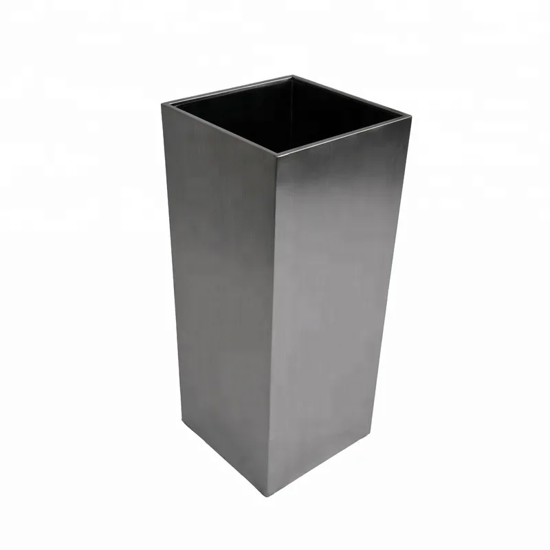 Primary color weathering steel flower pot, durable, strong corrosion resistance large planters