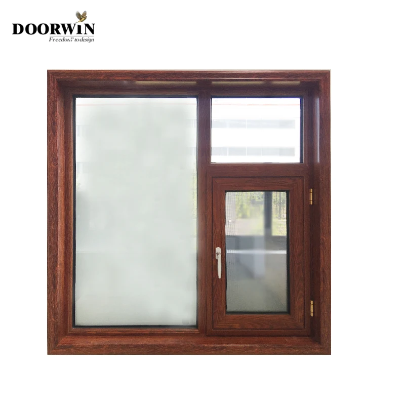 Boston Anodized Aluminum Steel Burglar Proof Heat Insulation Tilt And Turn Windows Aluminium Swing Window