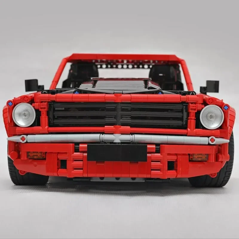 Nouveau MOC-52957 1:8 échelle Torana A9X technologies bloc de construction télécommande voiture de sport assemblage jouets modèle garçons cadeaux d'anniversaire