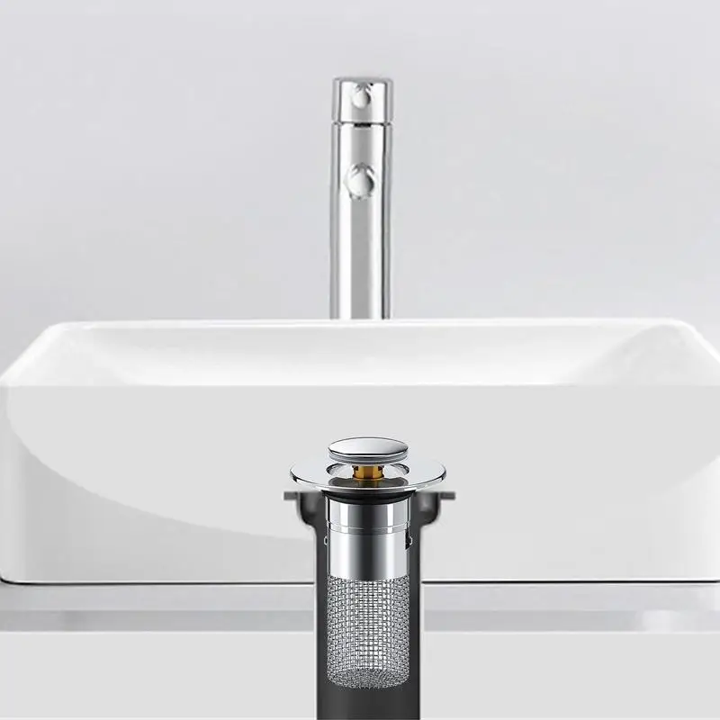 Gootsteen Afvoert Filter Badkamer Pop-Up Gootsteen Filter Plug Stopper Wastafel Haar Vanger Gootsteen Zeef Stopper Keukengootsteen Accessoire