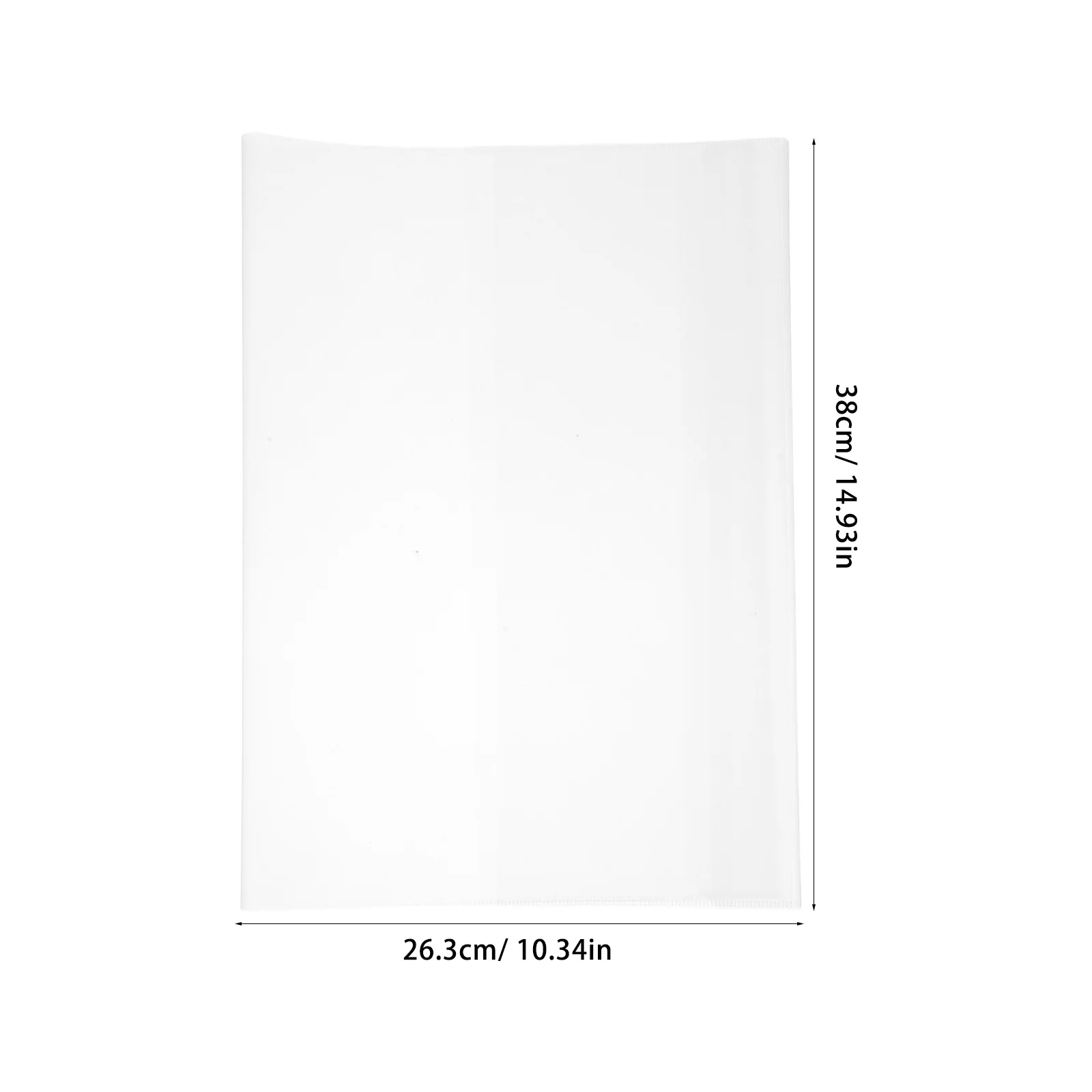 10pcs Book Cover Protector Clear 16K Plastic Book Covers For Textbooks Hardcover School Library Use Waterproof Dustproof