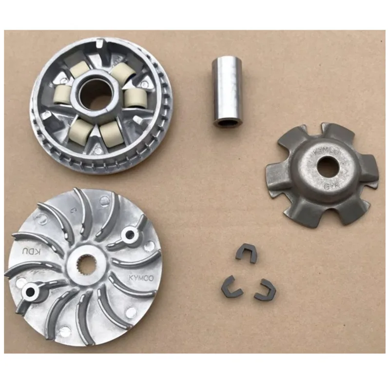 

Motorcycle Front Clutch Puli Plate Wind Blade Shaft Sleeve Bead for Kymco Like180 Racing Kcc Acc 2v Forerunner