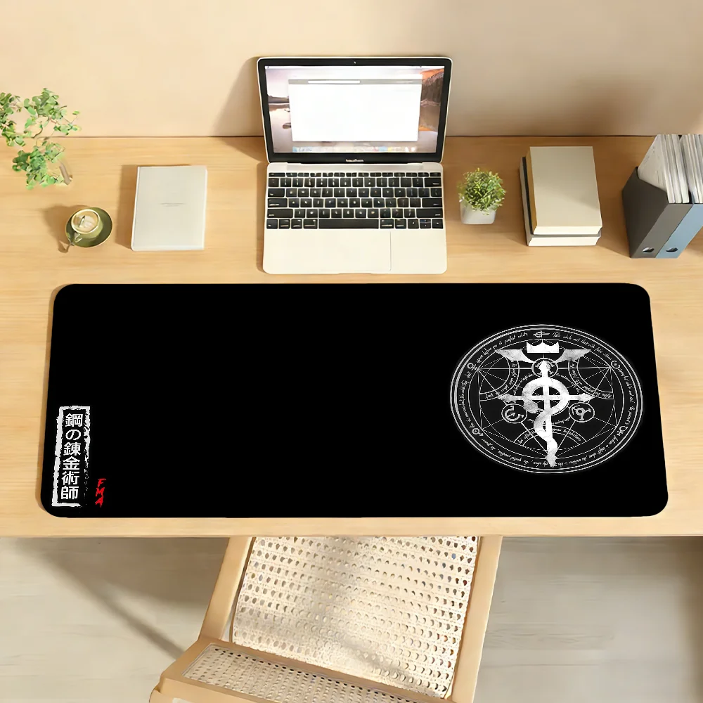 F-Fullmetal A-Alchemist B-Brotherhood Anime Mouse Pad For Office Gaming And Keyboards Non-Slip Large Waterproof
