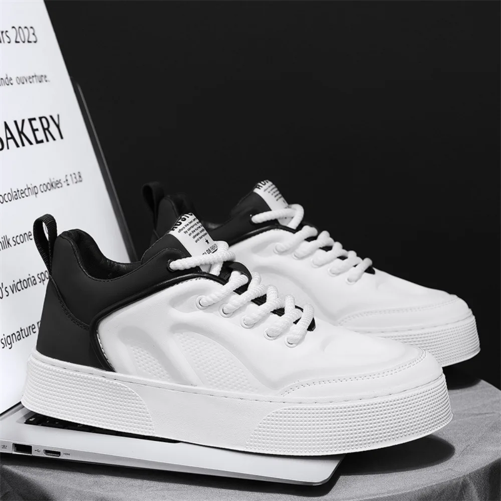 Low Cut Casual Board Shoes Casual Sports Shoes Fashionable Versatile Men's Shoes Zapatos Casuales Flat Bottomed Sneakers Men image 2