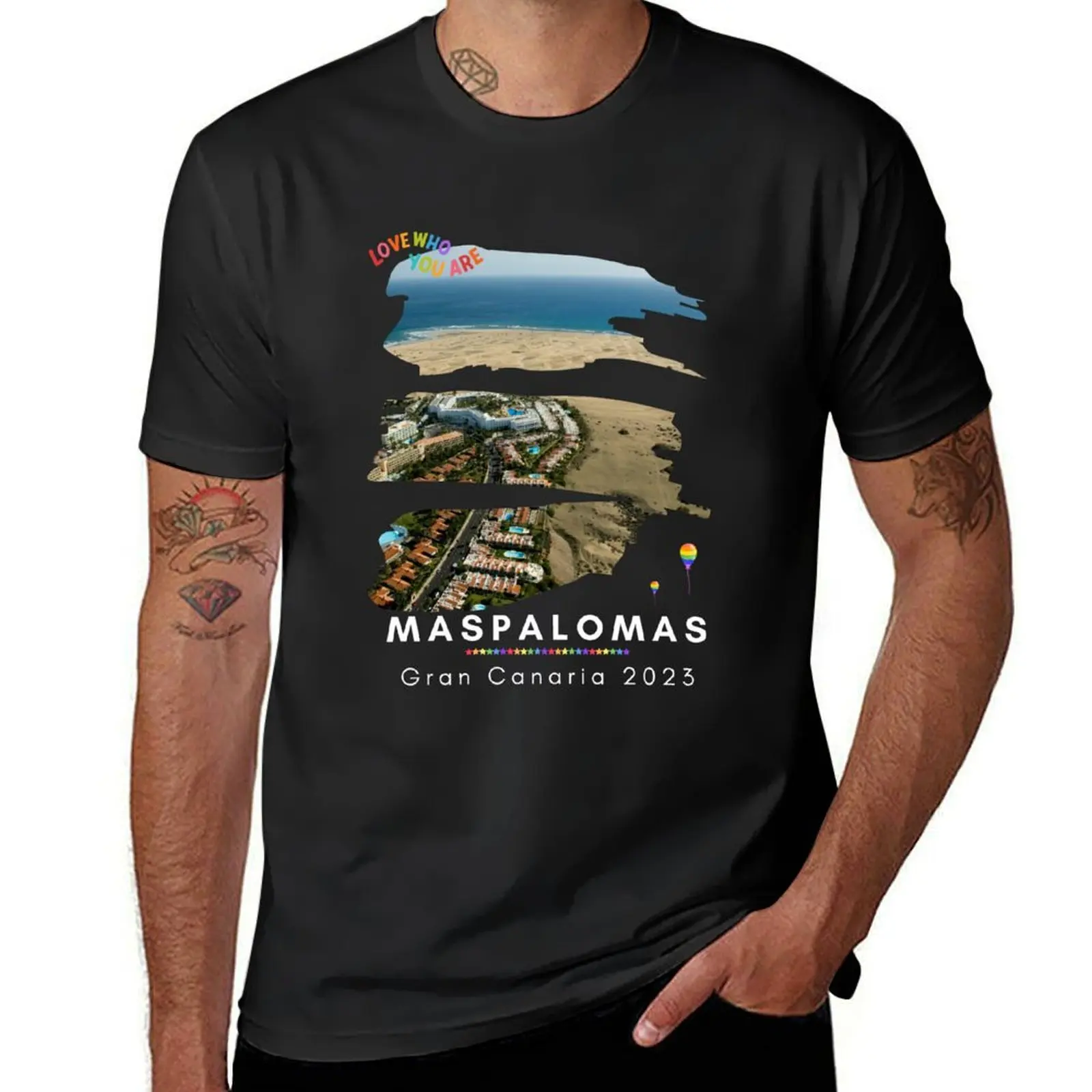 

Gran Canaria LGBT Maspalomas T-Shirt quick-drying shirts graphic tees customizeds mens graphic t-shirts pack