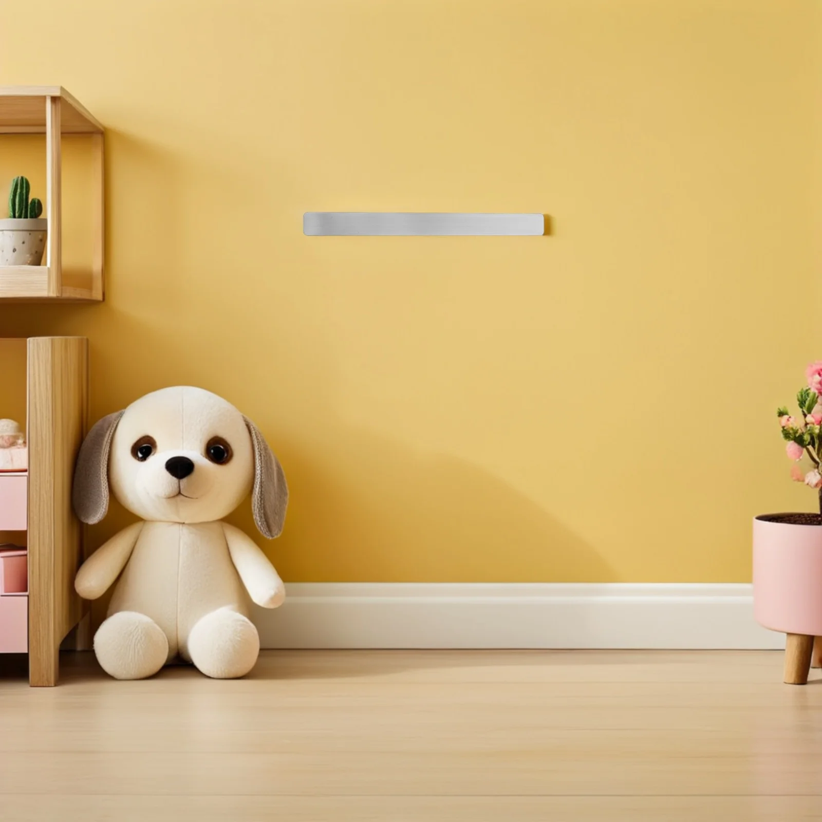 6 قطع من صفائح الحديد ذاتية اللصق للمغناطيس - شريط لوحة إعلانات مرن - حل عرض حائط حديث للمكتب المنزلي