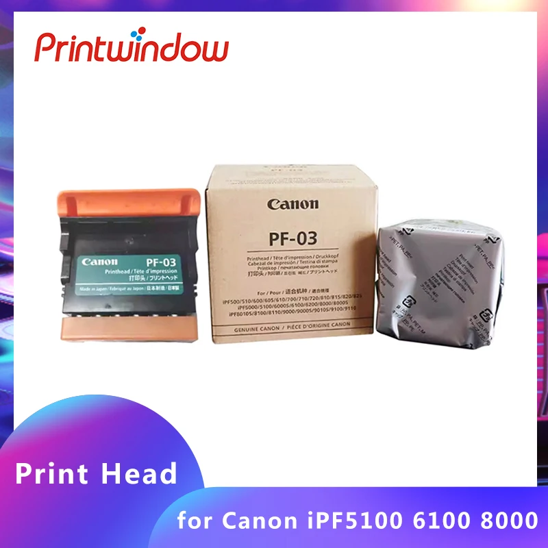 Original PF-03 Print Head For Canon iPF 5000 5100 6000s 6100 6200 8000 8000s PF03 Printhead 2251B001AA