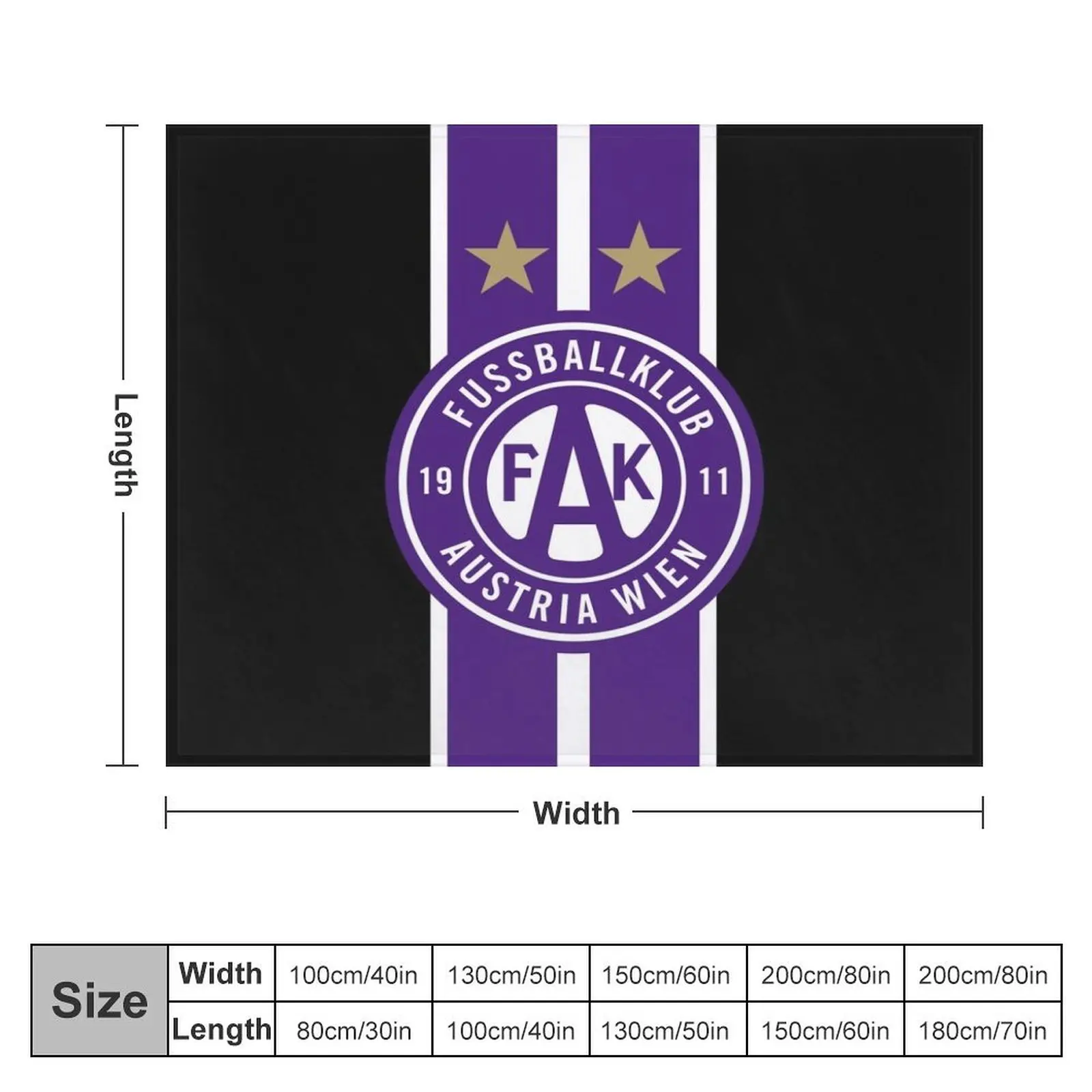 Austria Footbal fans ultras hooligans Vienna Wien Throw Blanket halloween Decorative Sofas Blankets