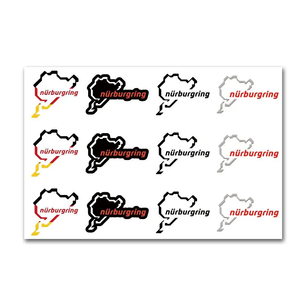 AliExpress NONE 1PC Bike Motorcycle Car LocomotiveSticker Styling Vinyl Decal Stickers Decoration FOR N-Nurburgring Track