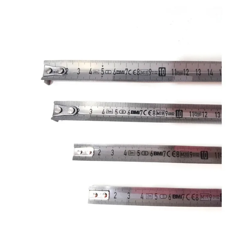 BMI 411 سلسلة VARIO شريط قياس من الفولاذ المقاوم للصدأ 2/3/5/8 متر مع مقياس ملليمتر أداة قياس محمولة عالية الدقة #3
