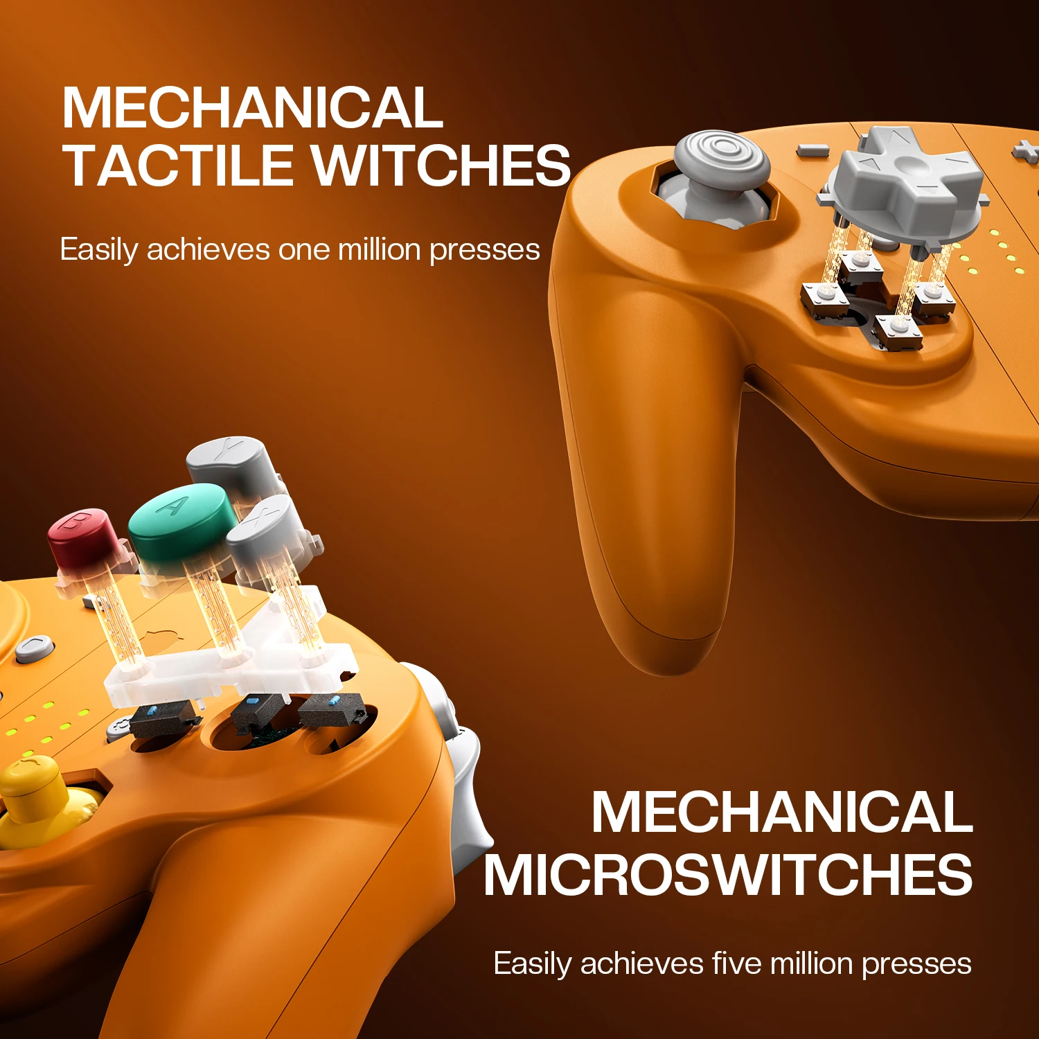 وحدة تحكم NGC لاسلكية NYXI Wizard 2 تدعم نينتندو سويتش 2 TMR Hall NFC 6-Axis Gyro #4