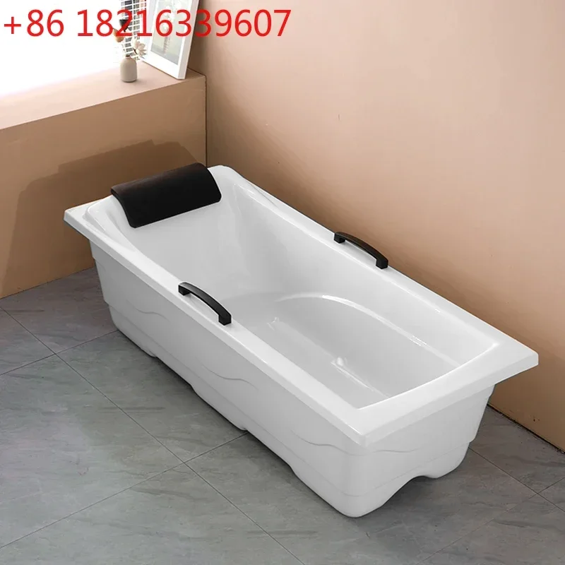 TAO Installation-free removable thickened double-layer thermal insulation adult and elderly integrated with legs bathtub enlarge