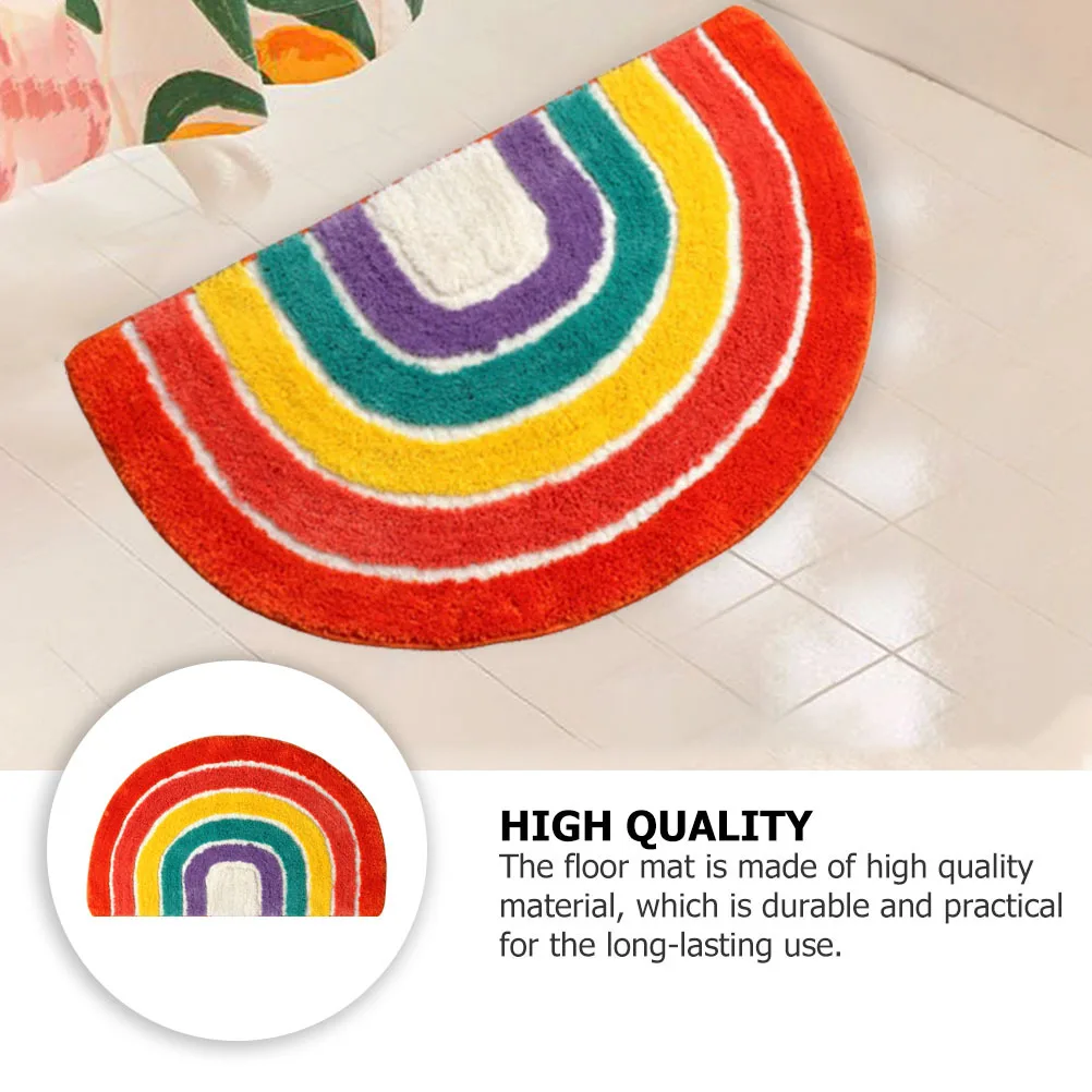 

1pc Bath Bathroom Mat Cartoon Household Mat Absorbent Home Rug Home Rug For Living Room Bathroom Use