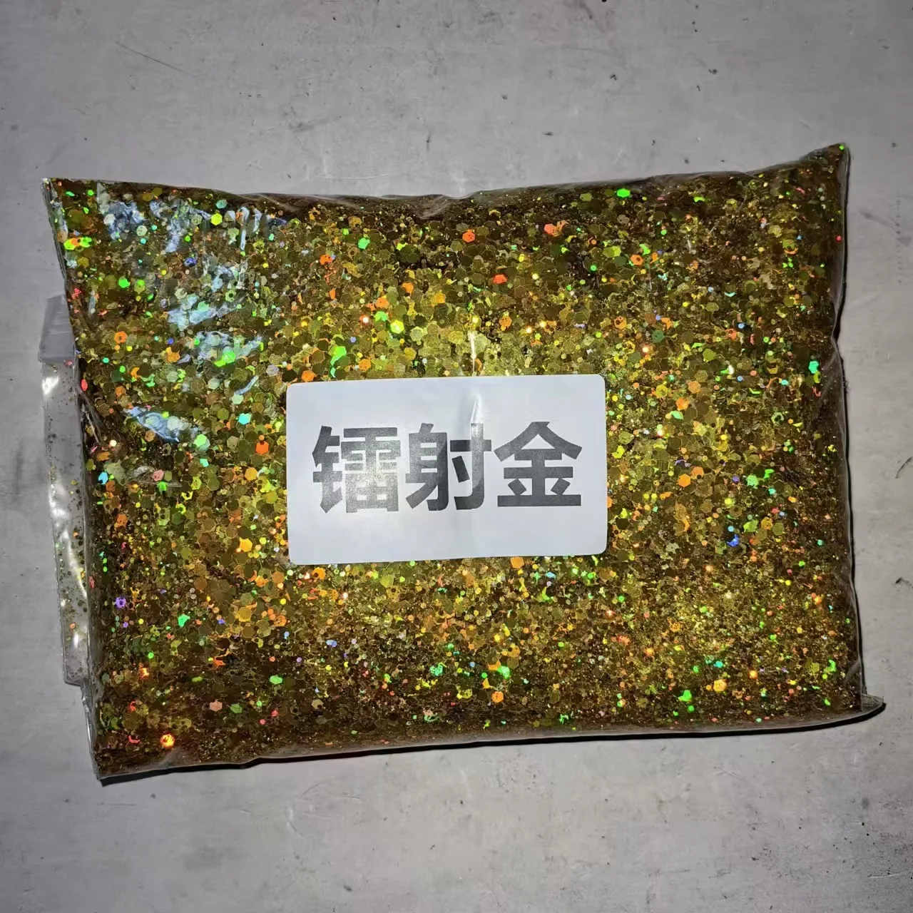 500g/bag Mixed Iridescent Sequins Sparkling Laser Glitter Flakes for Slime, Resin Filling Nail Art, Gold Holographic Accessories