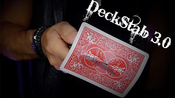 DECK STAB 3 Gimmicks BLUE/Red by Adrian Vega Card Magic and Trick Decks Close Up Magic Props Illusions Street Magic Magician Toy