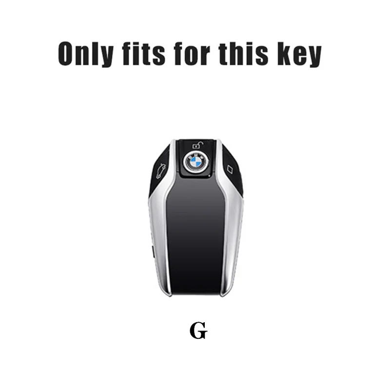 M Emblem Car Key Case Cover Shell for BMW LED Display G30 G12 G11 G32 G31 5 7 Series I8 I12 G01 X3 X4 G02 G05 X5 G07 X7 Keychain view 2