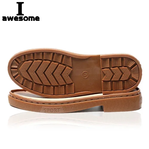 Imagen 1 del producto 1 par de zapatos de trabajador de reparación de suela completa, suela de goma informal, antideslizante, palo de repuesto Diy en botas suaves y gruesas, plantilla de zapato