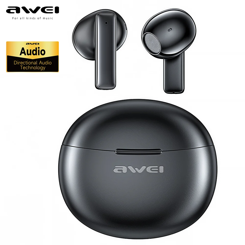 Awei TWS Bluetooth 5.3 Earbuds Wireless Bluetooth Earphones Touch Control Stereo Headset Waterproof Sport Headphones