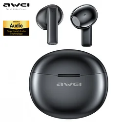 Awei-Écouteurs Bluetooth 5.3 TWS, écouteurs sans fil, contrôle tactile, casque stéréo, casque de sport étanche