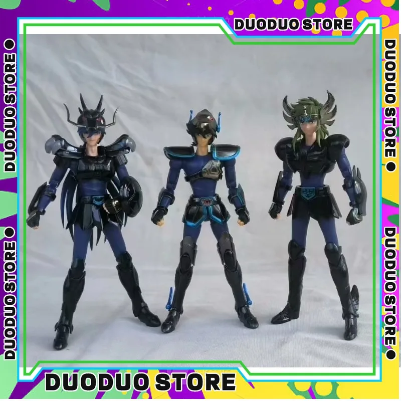 

GT Saint Seiya Myth Cloth EX Phoenix Ikki Pegasus Dragon Shiryu Andromeda Shun Cygnus V1 Black Knights of Zodiac Action Figure