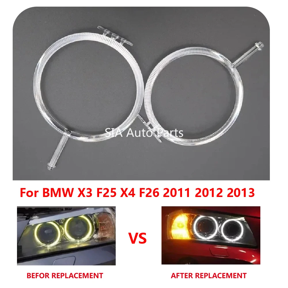 

For BMW X3 X4 F25 F26 2011 2012 2013 DRL Light guide plate Light guide tube Headlight Daytime Running Light Guide