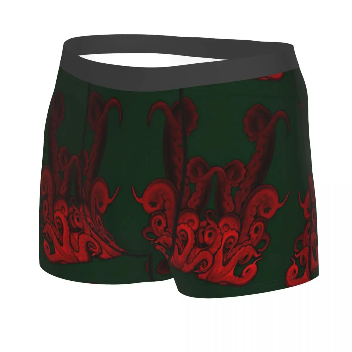 Red Tide Men Boxer Briefs Underpants Cthulhu Mythos Highly Breathable High Quality Sexy Shorts Gift Idea