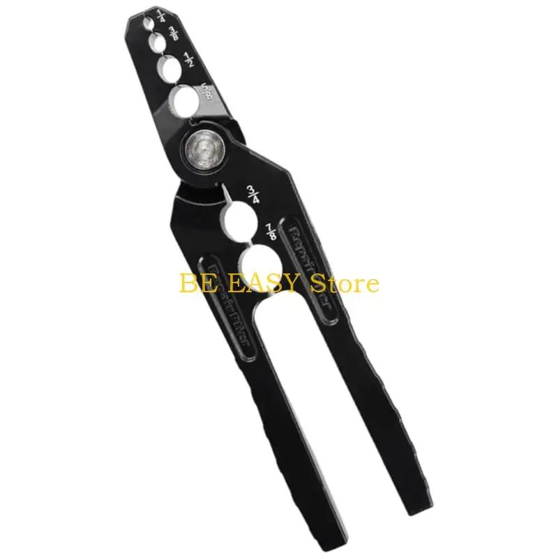 E28F Refrigeration HVAC Bronze Tube Repair Tool Aluminum 6 Hole Pipe Rounder Pliers For Manual Reshaping 1/4" 3/8" 1/2" 5/8"
