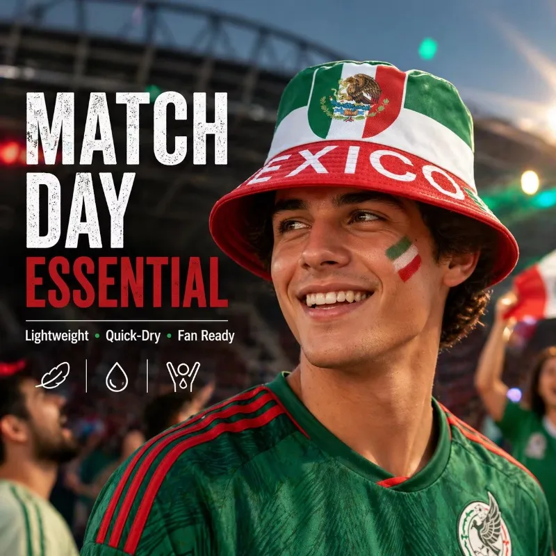 2026 Countries National Flag Bucket Hat Men Women Football Fan Party Football Cup Reversible Sun Hat Soccer Fans Fisherman Hat