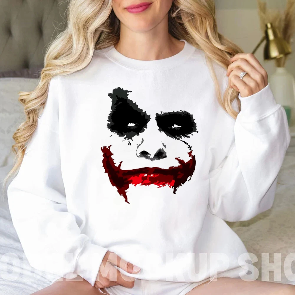 Halloween Joker Sweatshirts Movie Inspiration Jokers Gift Hoodie Womens Clothing Fashion Hoodies Sweatshirt Sport Aesthetic Tops