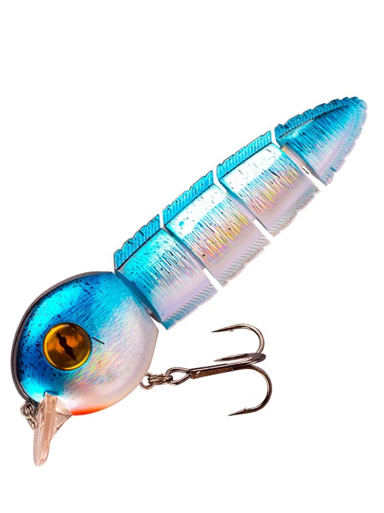 AYWFISH pływające 4 stawy przynęta na ryby żabienica przynęta na ryby 15.2CM 40G / 42.5G sztuczna twarda przynęta pojedynczy haczyk tonące przynęty — zdjęcie 2