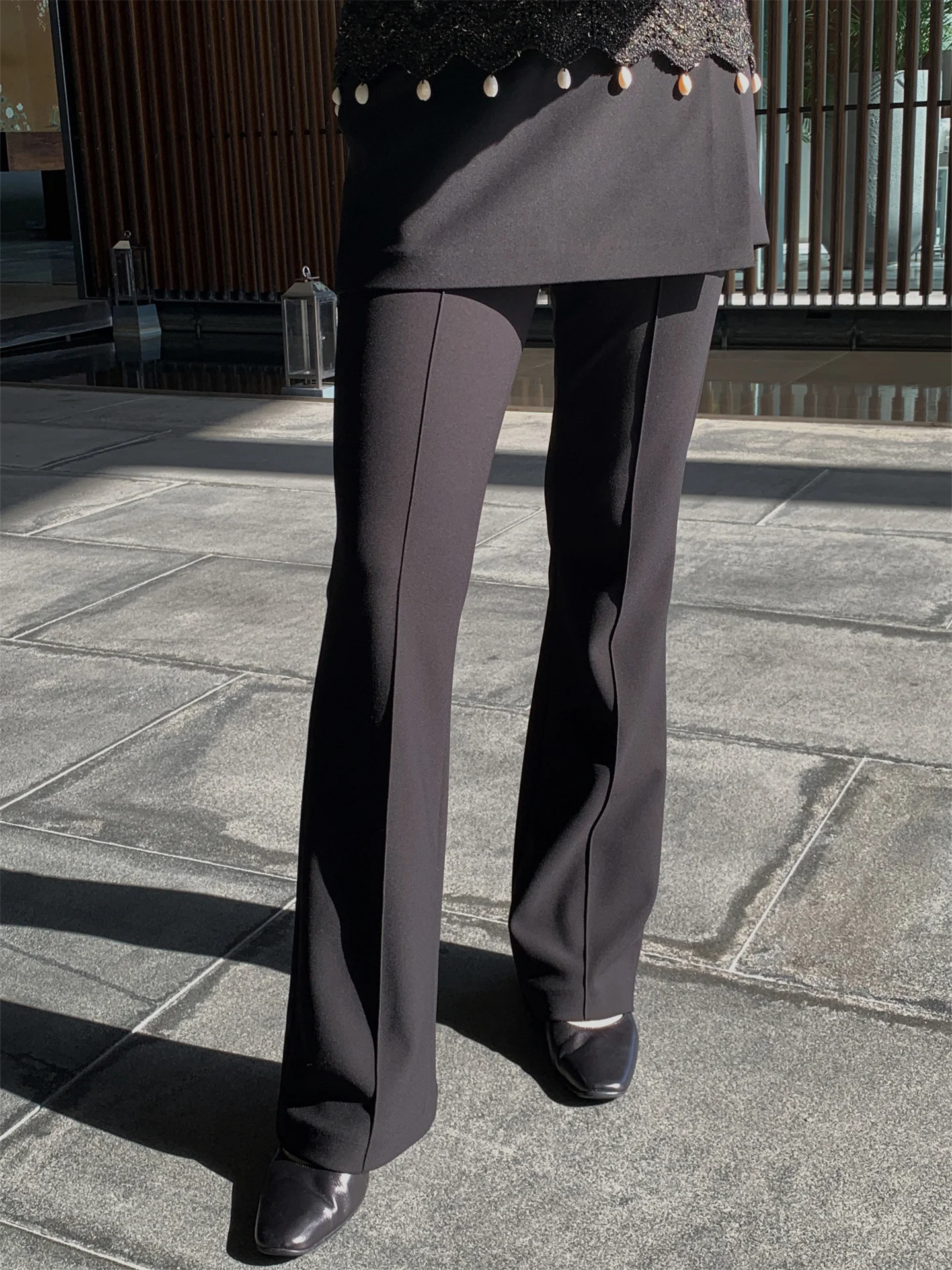 

Bla Slimming Flared Casual Pants Women's High Waist Trousers Spring 2026 New Sle Beautiful Long Pants Ladies Faion