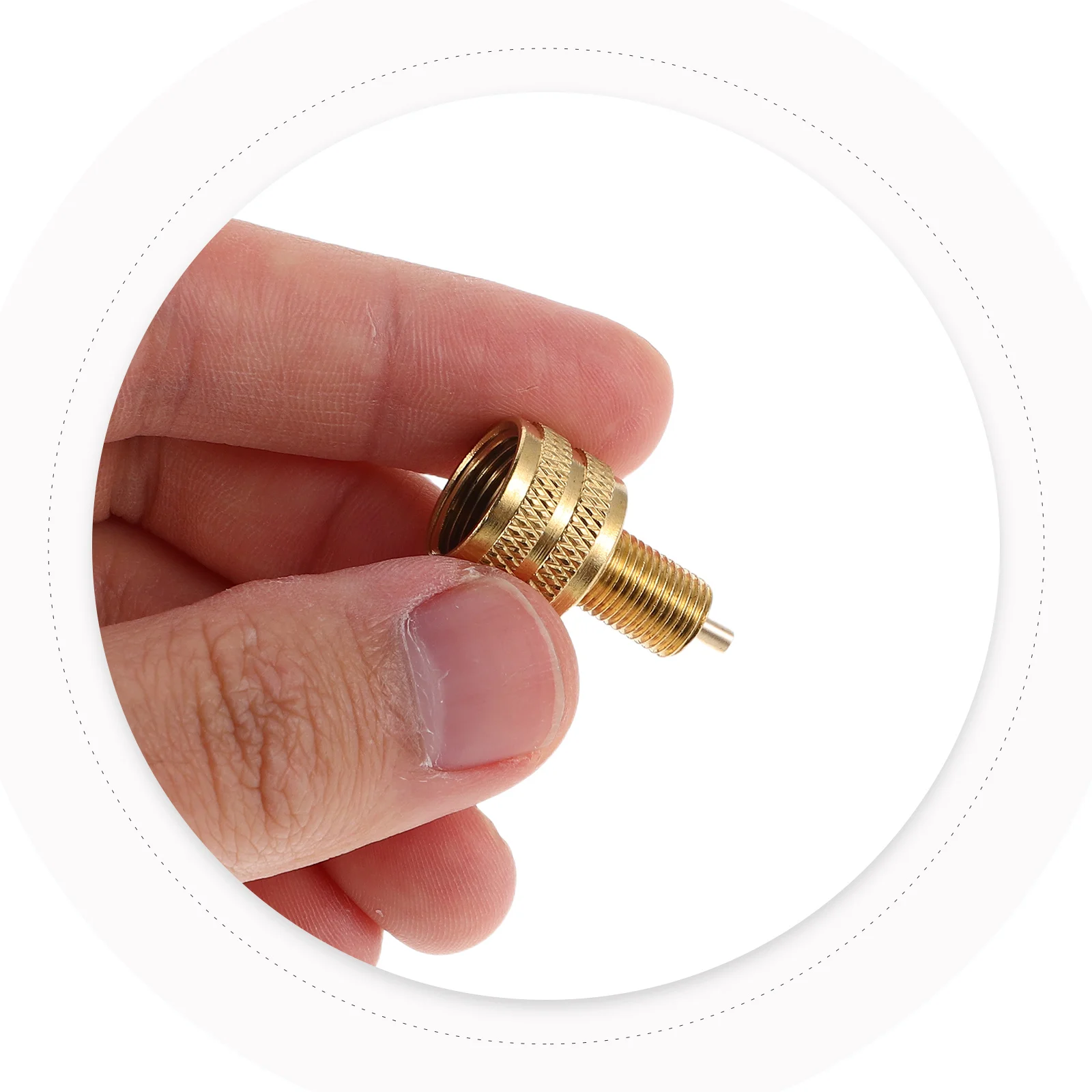 

3Pcs Truck Tire Air Valve Adapter Heavy Duty Inflation Nozzle Adapters for Forklifts Trucks and Machinery Tire Valve Adaptor