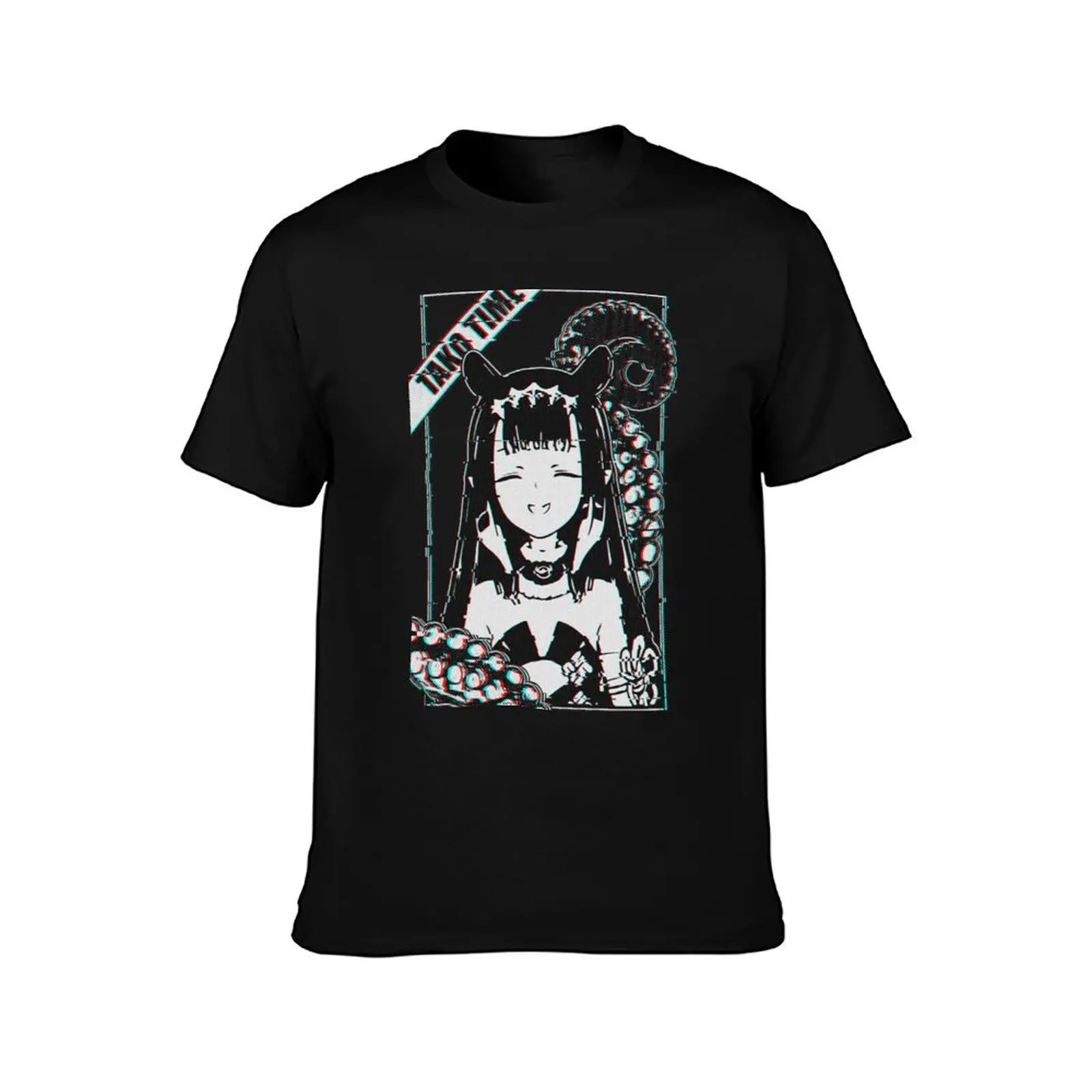 Ina Hololive In Glitched T-Shirt Festival Short Sleeve T-Shirt