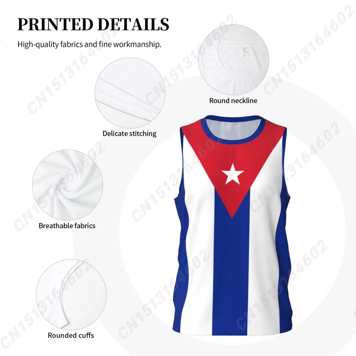 Custom Cuba Country Flag 3D Printed Basketball Goat T Shirt Men Summer T-shirt For Running Fitness For Gift