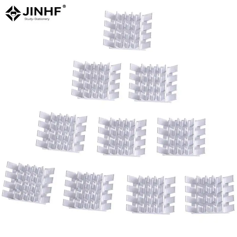 10pcs Radiator Aluminum Heatsink Cooler Radiator Heat Sink For Motherboard DDR VGA RAM Memory IC Chipset Cooler Computer Parts