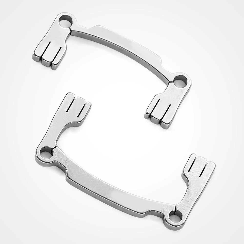 Joy dental 2pcs Zahn polierst reifen halter Set Metall Hand veredelung Zahnarzt werkzeug für Harz zähne Schleifen Schleifen Formen – Detail 1
