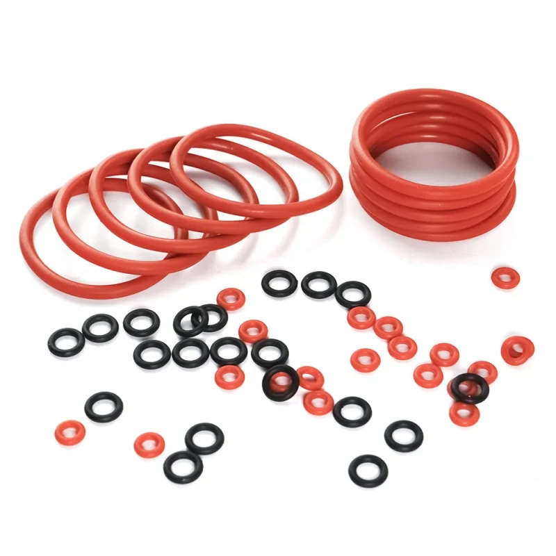 

1 Set of 50pcs O-Ring Seal Kit Silicone Gasket Compatible with Jura Coffee Machine Brewing Unit Outlet Connector Parts
