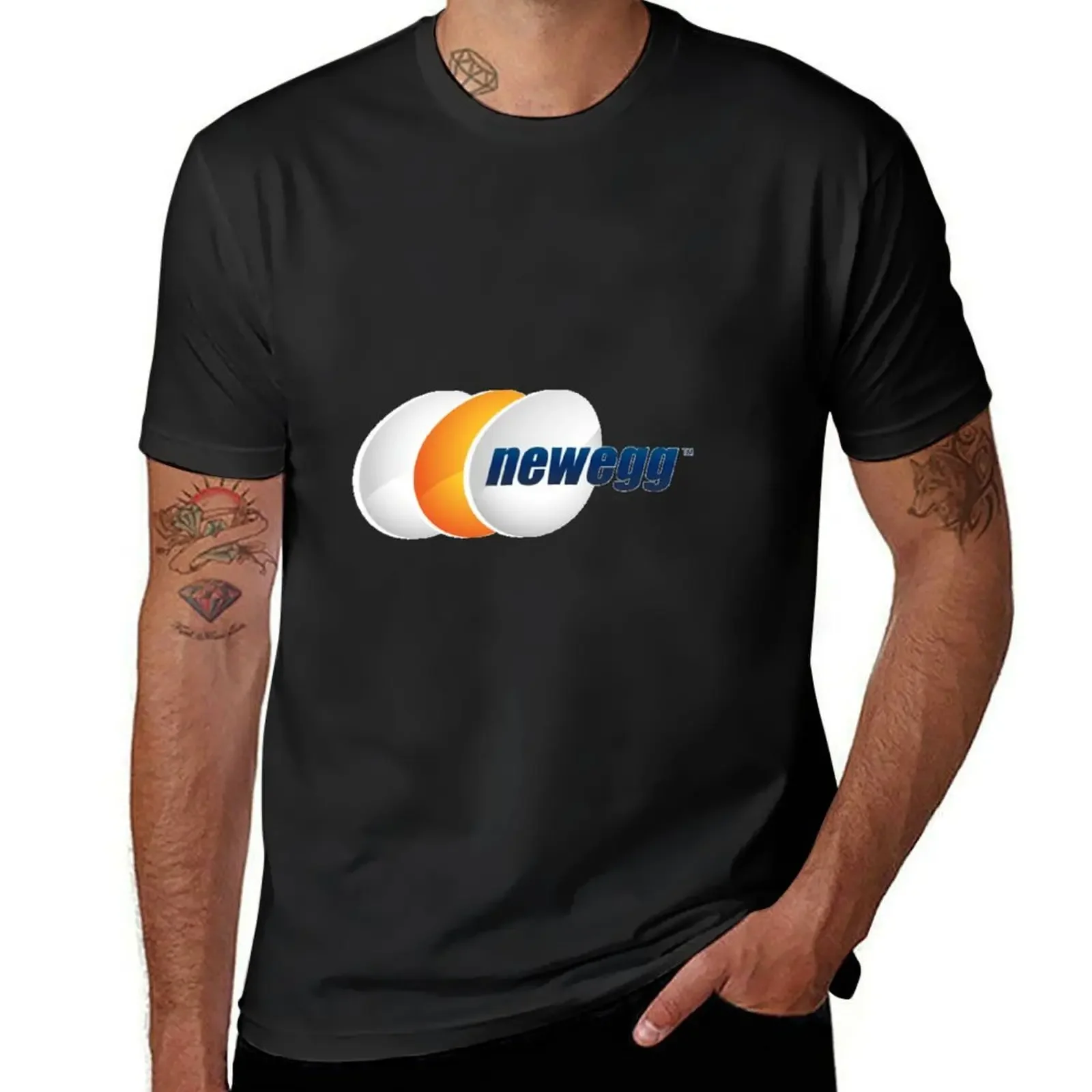 

newegg logo T-Shirt aesthetic clothes summer 2025 oversized t shirt basketball graphic tees mens big and tall t shirts