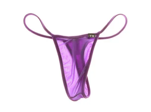Men Low Waist Sexy Thong Underwear, Thin Breathable Tight Male T-back Panties, Stretch Intimate Underpants