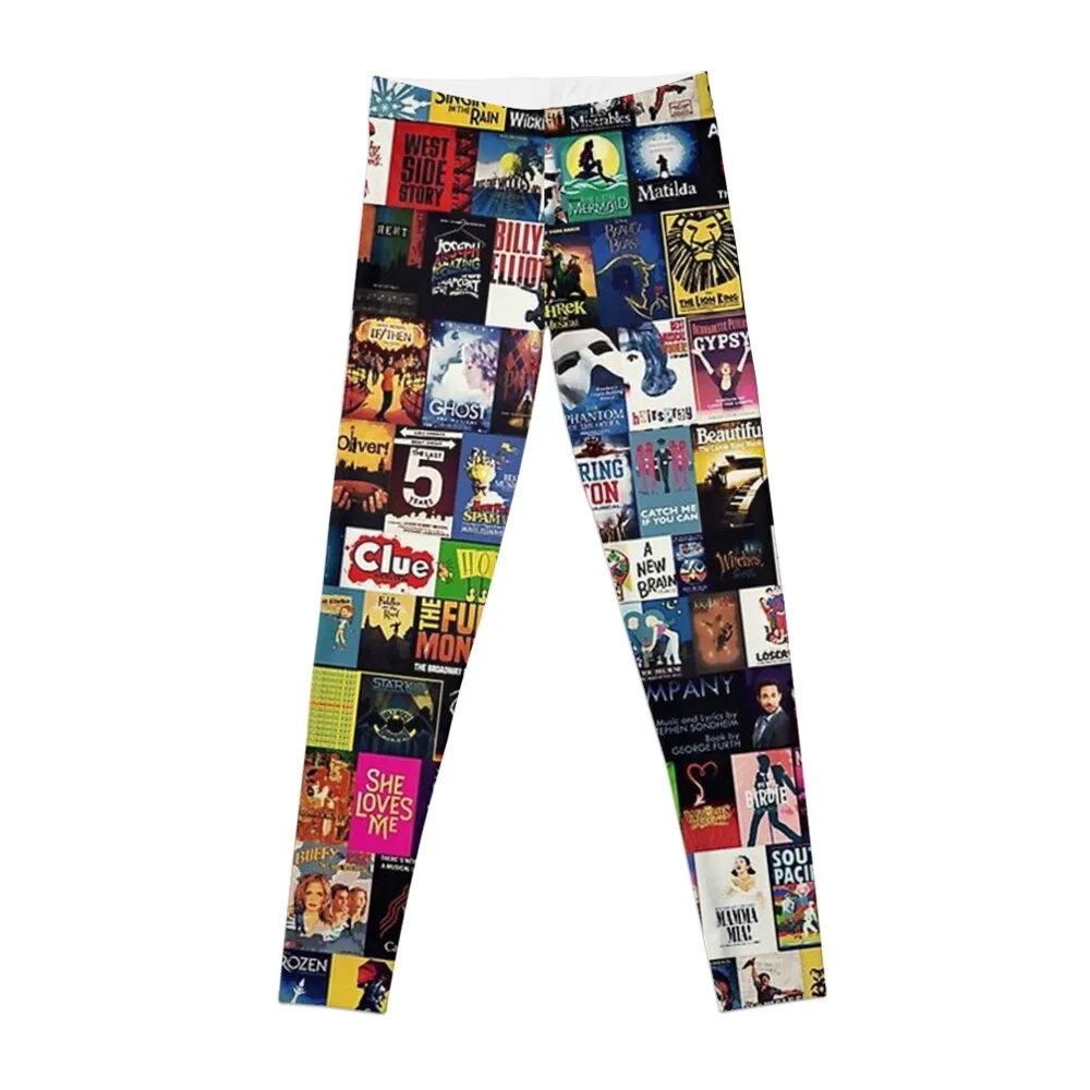 

musicals broadway west end Leggings sporty leggings woman push up Sports female